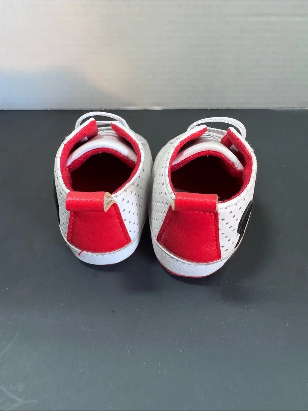Disney Baby Mickey Mouse Perforated White Infant Sneakers